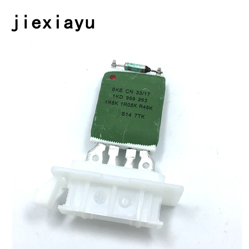 1PCS OEM Heater Fan Blower Motor Tandem Resistor Regulator For Jetta Golf MK5 MK6 SEAT 1K0 959 263 A /1K0959263A