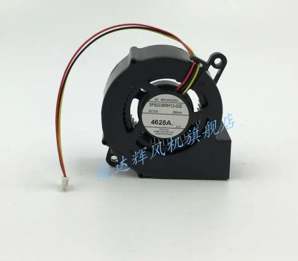 

Wholesale: 12V 6023 200MA SF6023BRH12-02E 3 line projector dedicated fan