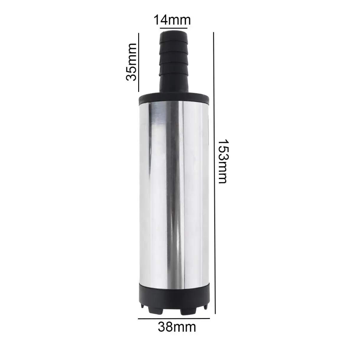 12V 24V 38MM Brandstofpomp Aluminium Auto Elektrische Dompelpomp Diesel Olie Vat Pomp 12L/min Brandstof Overdracht Pomp