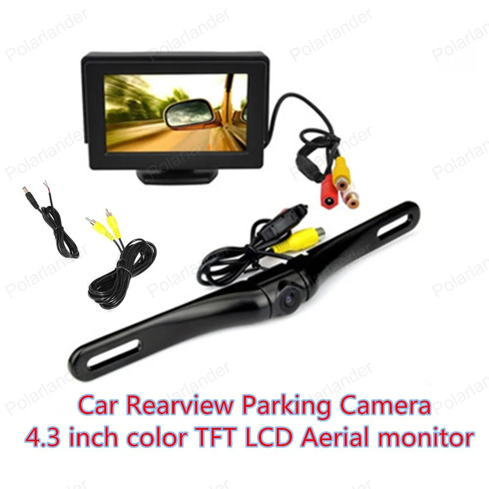 In-dash  Aerial 4.3 Inch TFT LCD FPV HD Display Screen Car Rear View Monitor DC 12V  reverse parking camera