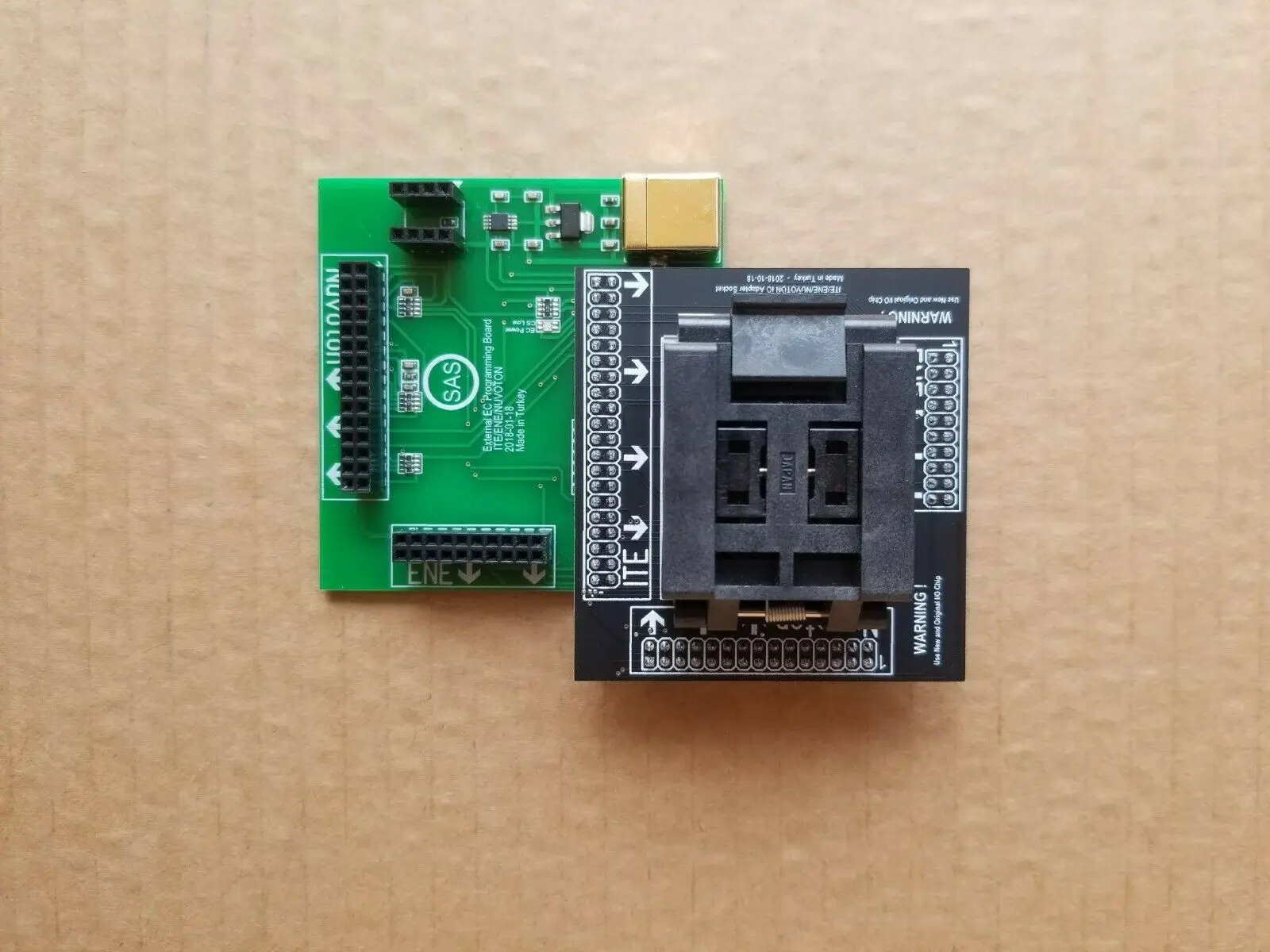 ENE,ITE,Nuvoton External IO EC Programming Adapter (For SAS and Vertyanov V3,V2) Works with SAS and Vertyanov I/O programmer