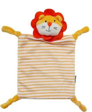 Baby Toys Soft Cartoon Animal Handkerchief Infant Comfort Appease Towel Newborn Calm Doll Teether Soft Plush Toys