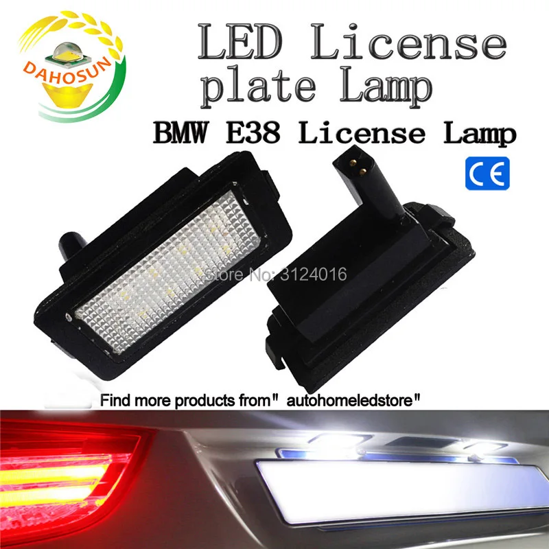 

Dahosun Car LED Factory License Lamp for BMW E38 1994-2001 Canbus Number Plate Light Error Free