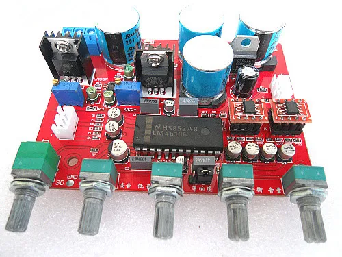 Imitación de "music fax A1", diseño LM4610, placa de tonos con preamplificador OP275 con diseño de servo power LF353 + lm317 + lm337