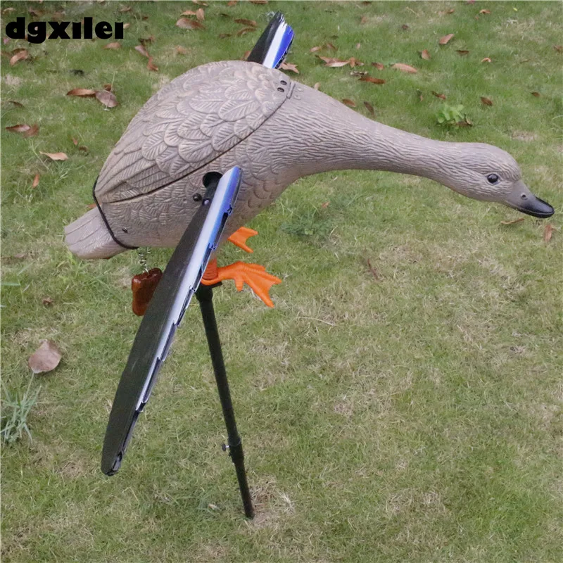 New Upgrade Outdoor Hunting Duck Decoy 4*AA Battery Plastic Duck Hunting With Magnet Spinning Wings