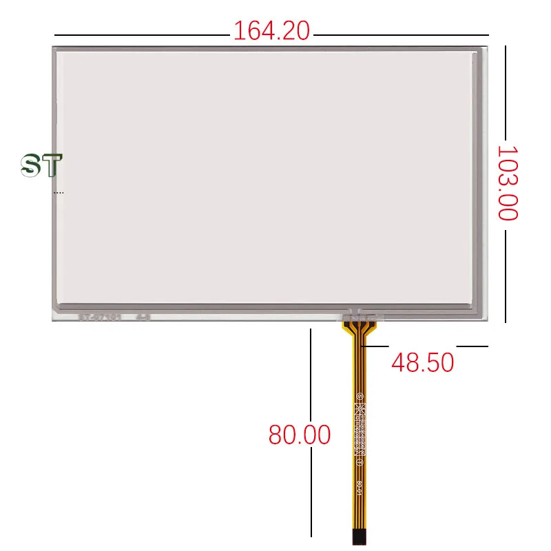 

New original Genuine 7'' inch Touch Screen Car Innolux AT070TN83V.1 touch screen touch screen handwriting screen 164.2*103