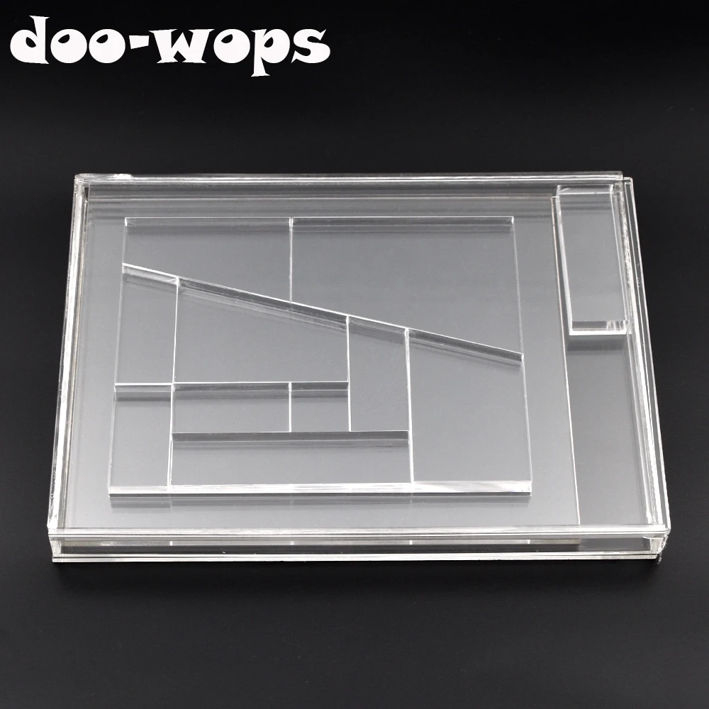 Transparent Acrylic Miracle Building Block With Clear Box Magic Tricks Close Up Illusions Gimmick Mentalism Accessories Magia