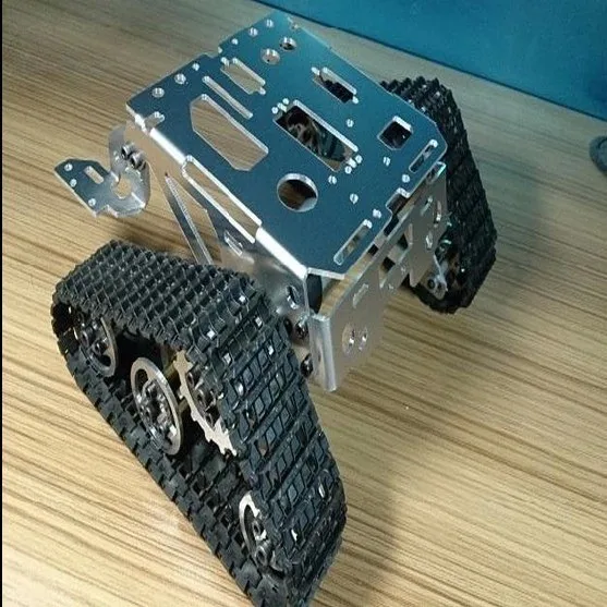 RC Metal Tank Chassis Walee Crawler Tracked Tank Chassis Smart Car Chassis Tracked Vehicle DIY RC Toy Remote Control Mobile