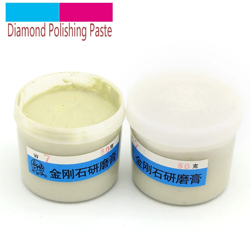 50g/bottle Diamond Polishing Lapping Paste For Jade Emerald Agate Crystal Ceramic Alloy Gypsum Metal Grinding Abrasive Tools