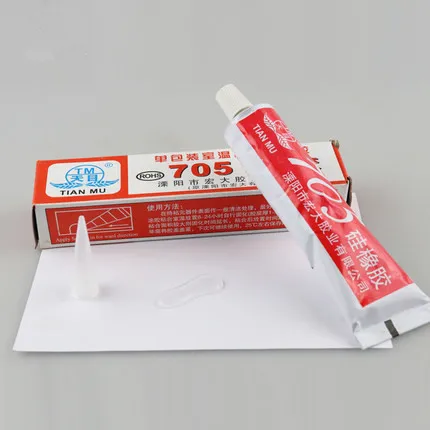 705 Silicone  Clear Sealing Glue Waterproof Heat Resist For Electron Component 50 g Hot