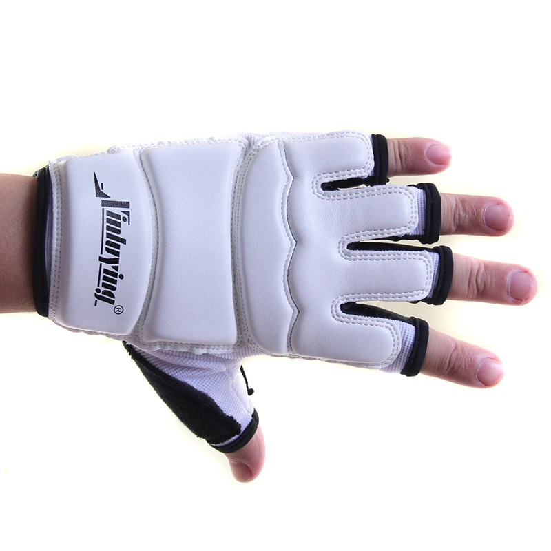 Gants de boxe demi-doigts adultes boxe combat enfants sac de sable entraînement MMA Sanda karaté Muay Thai Fitness Taekwondo protecteur