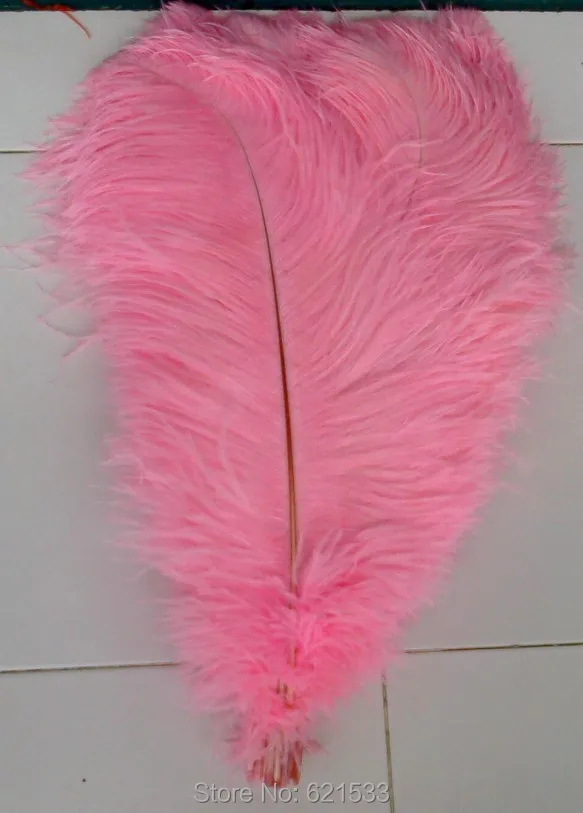 Wholesale!30PCS beautiful pink ostrich feather 20-22inches 50-55cm for Wedding,Table Centerpieces, home decor