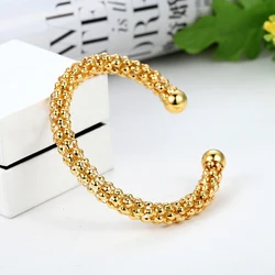 High Quality Hollow bracelet Shape Stainless Steel Gold Colour Cuff Bangles Fashion Love Bracelets For Women Jewelry Wholesale