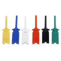 6Pcs Colorful Mini Test Hook Set Grabber Kits Clip Jumper Probe Logic Analyzer Testing Accessories