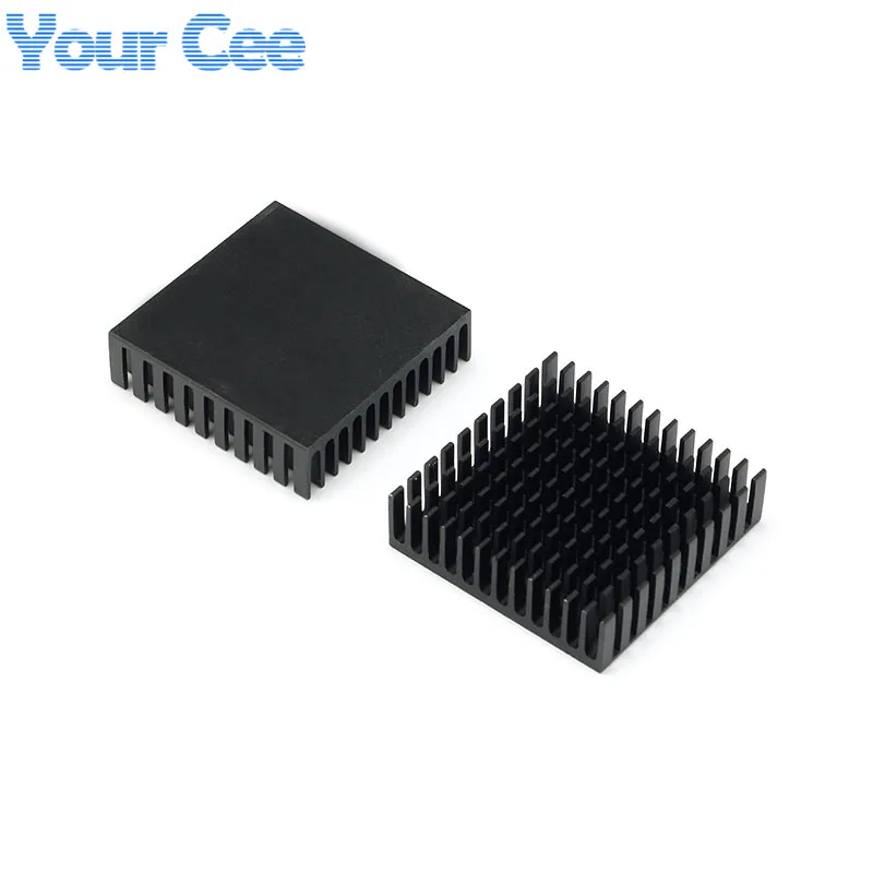 40*40*11mm Heatsink Cooling Fin Aluminum Heat Sink Radiator Cooler Black