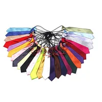 Fashion School Boys Children Kids Baby Wedding Solid Colour Elastic Tie Necktie