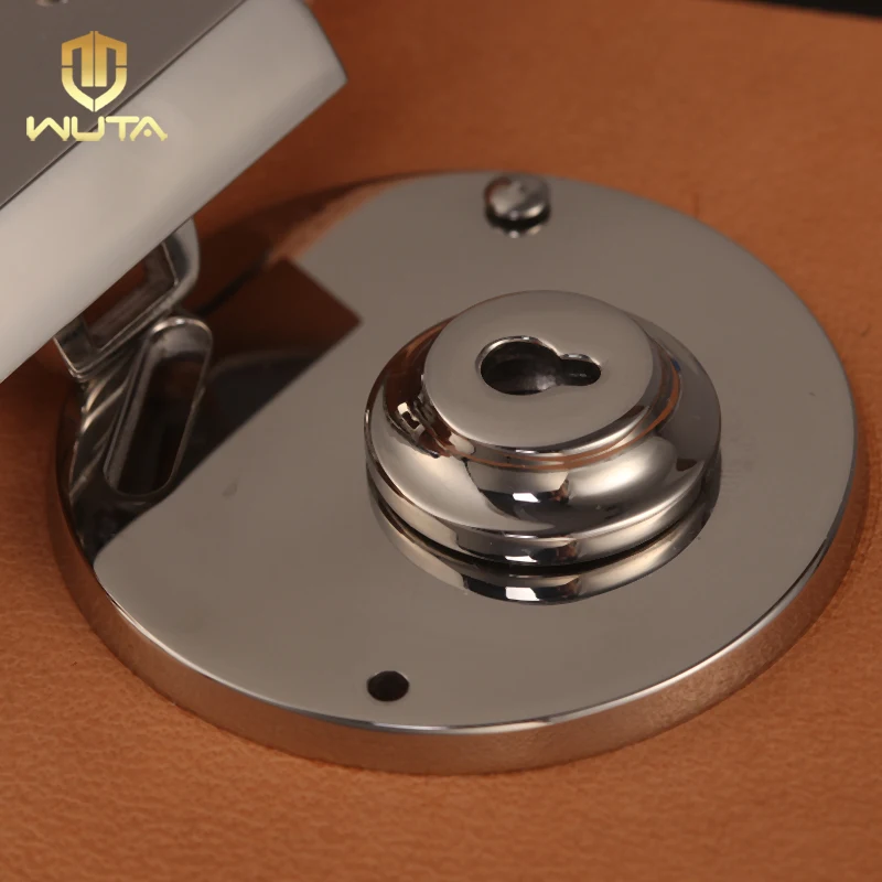 WUTA Stainless Steel DIY Leather Handbag Bag Buckle Twist Lock Hardware Round Turn Lock Bag Clasp Durable for Dulles bag lock