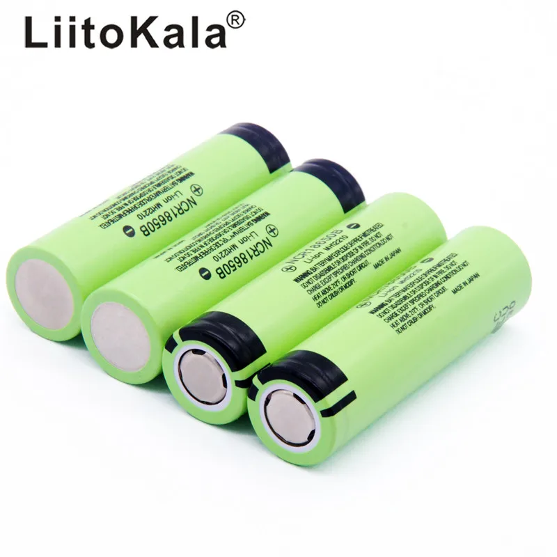 Gorący nowy 10 sztuk/partia LiitoKala oryginalny 18650 baterii 3400mah 3.7v bateria litowa do panasonic NCR18650B 3.7V latarka baterii