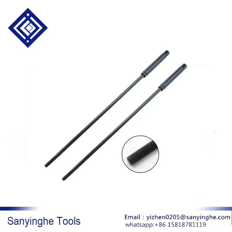 Accesorios para máquina de fresado, barra de dibujo de pinza R8, UNF 7/16x1,25, varilla de tornillo especial, 2 unids/lote