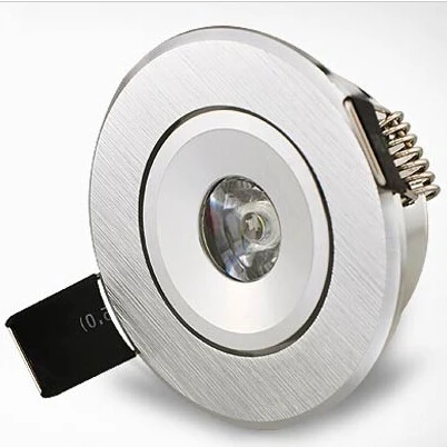 

1W High power led downlights Warm white/cold white AC85-265V Free Shipping/DHL