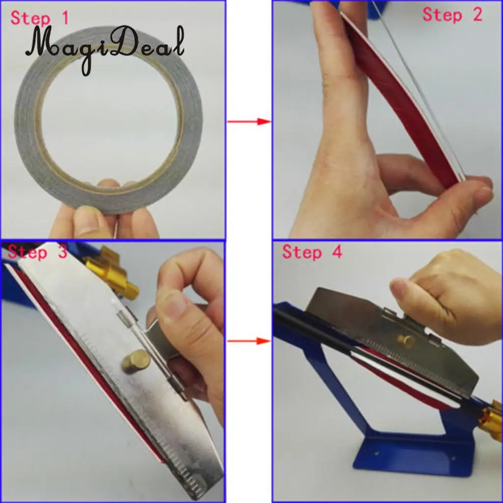 MagiDeal New Arrivals 1 Roll Adhesive Feather Tape Glue Archery Arrow Accessories DIY Black 10M Arrows Shooting Hunting Supplies
