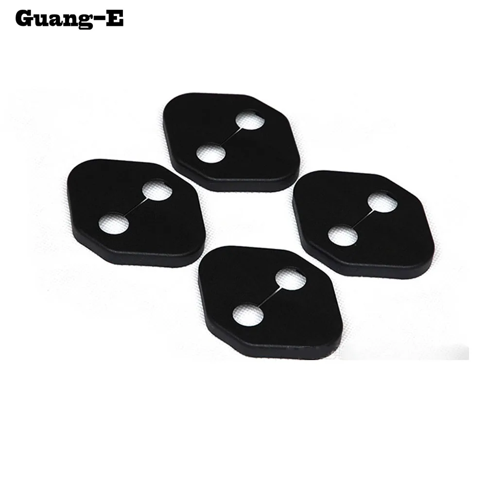Car Styling Anti Rust Water Proof Door Lock Keys Key Protection Buckle Cover Molding Stick 4pcs For Toyota Camry 2015 2016 2017