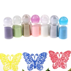 10ML/Bottle Shiny Colour Embossing Pigment Stamping Scrapbooking Craft Embossing Powder DIY Metallic Paint Emboss Powder