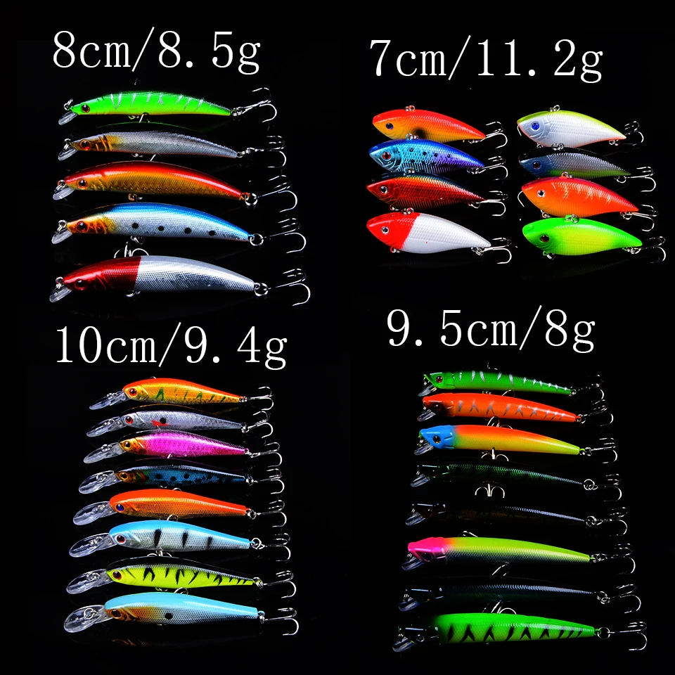 

Isca Artificial Hard Bait Pesca wobbler crankbait Sharp hooks With 3D eyes