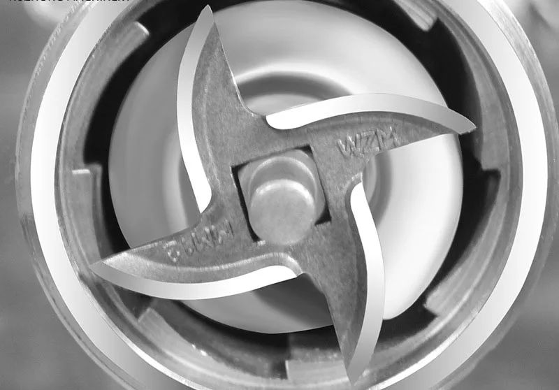 22 #   الفولاذ المقاوم للصدأ 220 كجم / ساعة مفرمة لحم عالية الكفاءة مفرمة لحم للبيع