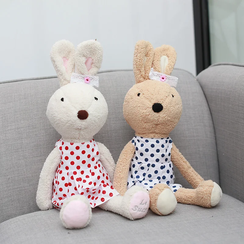 1pc Lovely Le Sucre Rabbit Plush Doll Soft Bunny Rabbits Stuffed Animals Plush Baby Toys for Children Girls Valentine\'s Gifts