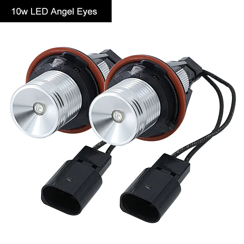 2x Error Free 10w LED Angel Eyes Marker Lights Bulbs white/Blue/Red For BMW E39 E53 E60 E61 E63 E64 E65 E66 E87 525i 530i 545i