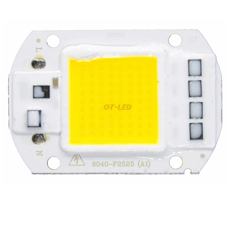 1set LED COB Grow Chip+Lens Reflector 50W 30W 20W 220V 230V Cold Warm White Full Spectrum For LED Flood Light DIY Outdoor light