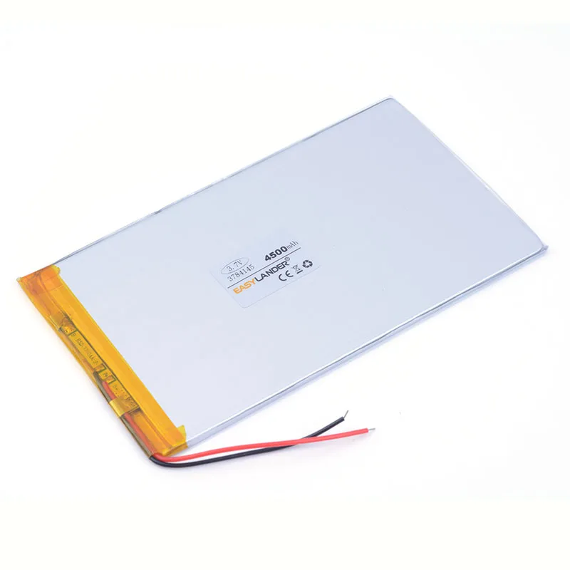 Bateria do li-íon dos oradores mp3 da casa inteligente 4500mah 3.7v 3784145 do polímero do íon bateria do li-íon para o orador do telefone celular de dvr gps mp3 mp4