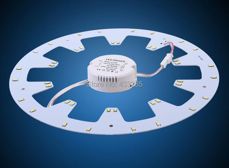 HOT! LED PANEL Circle Light AC85-265V SMD5730 10w 12w 15w 18w 20w 24w LED Round Ceiling board the circular lamp +Driver+Magnetic