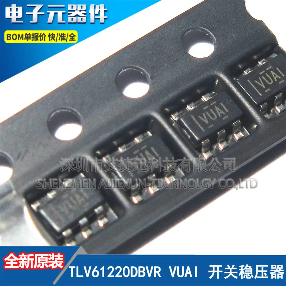 10PCS 100% New and original TLV61220DBVR VUAI SOT23-6 LOW INPUT VOLTAGE STEP-UP CONVERTER IN THIN SOT-23 PACKAGE  in stock