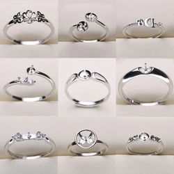 20pcs/lot FREE SIZE ADJUSTABLE Ring Settings Findings Mountings Women Accessories Female Lady Girls' Finger Ring