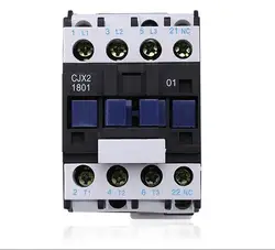 LC1D AC Contactor CJX2-1801 18A NC 3-Phase DIN Rail Mount Electric Power Contactor 24V 36V 110V 220V 380V