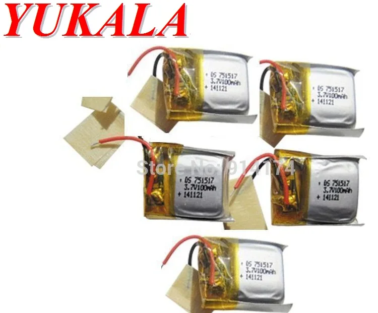 CX-10 cx10/ JXD-395 /LS111 /U207/v272 v282 v292 RC Quadcopter Parts 3.7V 100mah Li-polymer battery