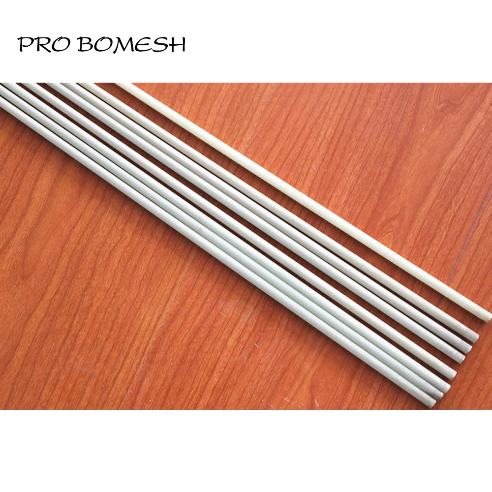 

Pro Bomesh 2PCS/Lot 1.365M 1 Section Solid Fiber Glass Sea Raft Rod Blank Squid Rod Boat Rod Tip Blank DIY Rod Building Repair