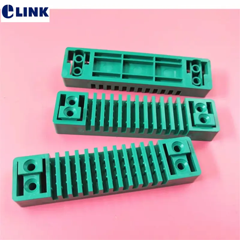 8/12/16 cores positions fiber cable fixing plate,drop cable groove,Clamp groove,fiber cable fixed seat Stacked type ELINK 100pcs