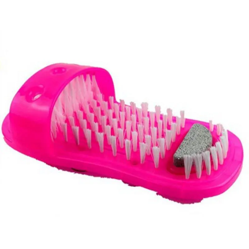 1 only massage bath wash feet Massage bath shoes Foot washing brush bath slippers Not to rub massage foot peeling hot selling