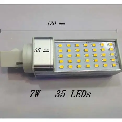 5W 7W 9W 12W 15W E27 G24 G23 LED Corn Bulb Lamp Bombillas Light SMD 2835 Spotlight 180 Degree AC85-265V Horizontal Plug Light