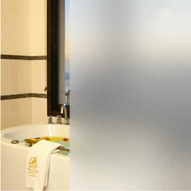 

Frosted PVC Window Film, Static Cling, Frosted Top Security, Frosted, Home, Bedroom, White, Pure Scrub Glass Film, 30-90cm
