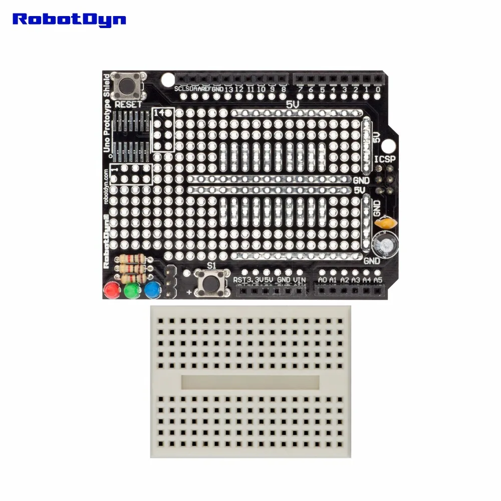 

Прототип Щит Uno с макетной мини-платой, протоэкран совместимый с Arduino UNO, Mega 2560, Leonardo, Duemilanove