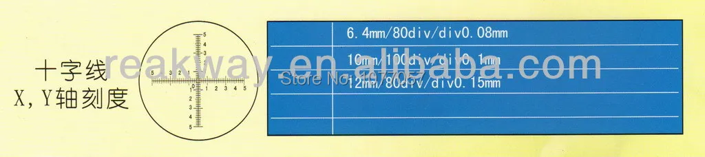 

Microscope Eyepiece Reticle Calibration Slide