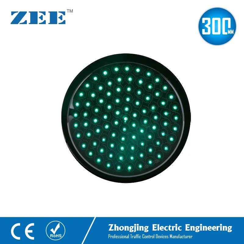 

12 inches 300mm Full Green Round LED Traffic Signal Modules Replaced LED Traffic Lamp 220V 12V 24V Traffic Lights