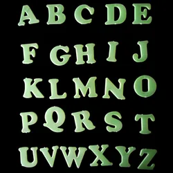 26 Letters/Packs Luminous Alphabet Letter Wall Stickers Home Decoration DIY Decal For Kids Baby Rooms Decor Fluorescent Sticker