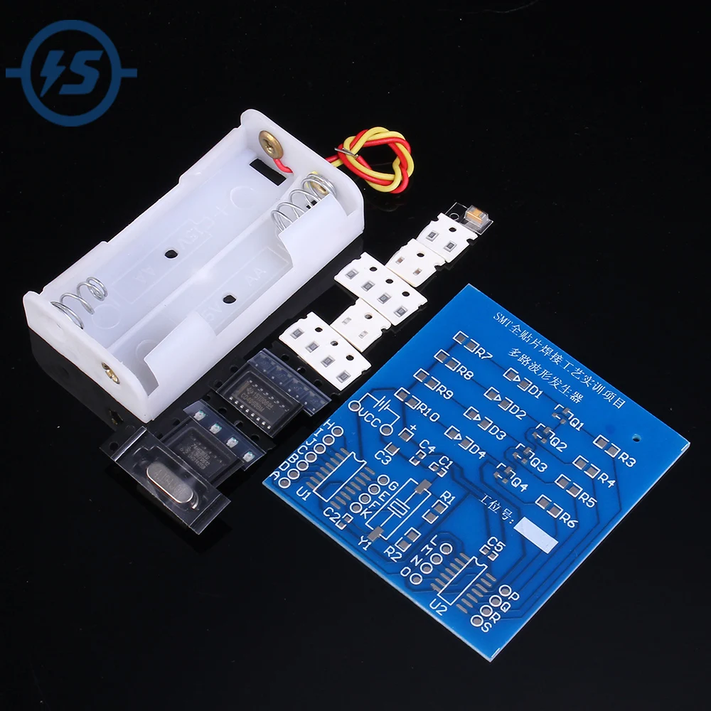 DIY Electronic Kit SMT Full SMD Multi-Channel Waveform Generator Suite SMD Component Welding Soldering Project Practice Suite