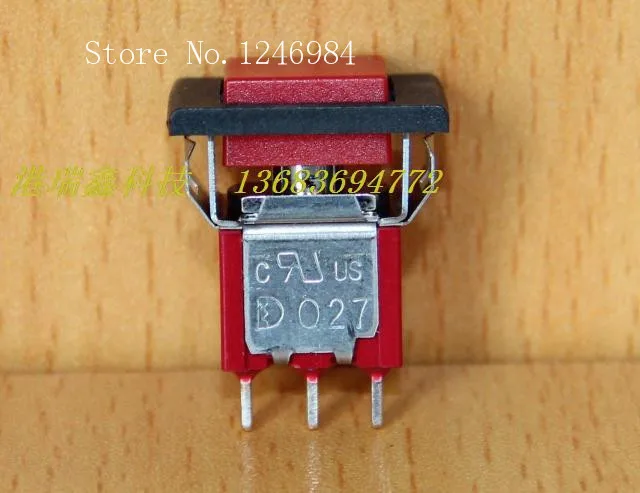 

[SA]P8701-F22A single small tripod toggle button switch Deli Wei Q27 reset normally open normally closed--20pcs/lot