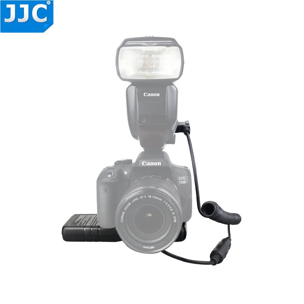 JJC Torcia Elettrica Esterna Flash Battery Pack per Canon 600EX II-RT/580EX II/Nikon SB-910/Sony HVL-F60M/YONGNUO YN-560II Speedlite